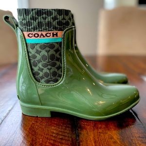 Coach Rivington rain bootie.